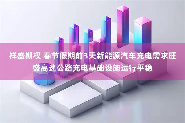祥盛期权 春节假期前3天新能源汽车充电需求旺盛高速公路充电基础设施运行平稳