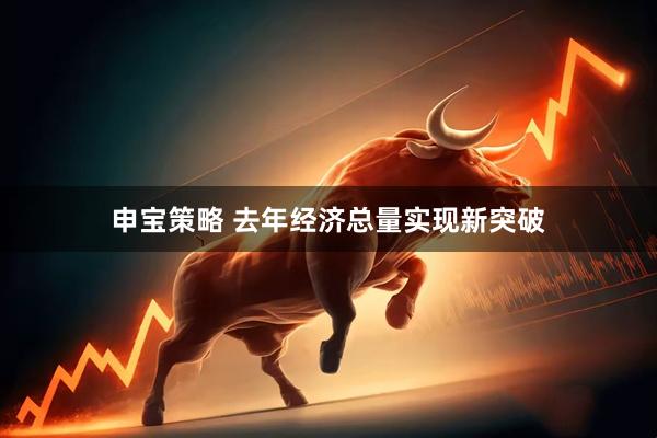 申宝策略 去年经济总量实现新突破